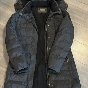 Roots Charcoal Puffer Jacket